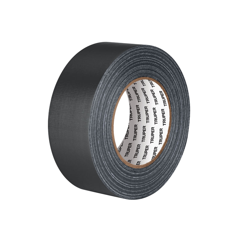 CINTA P/DUCTOS TRUPER NEGRA ADHESIVO TERMOFUSIBLE (PQTE 4 ROLLOS) #CDU-50XN (103063)