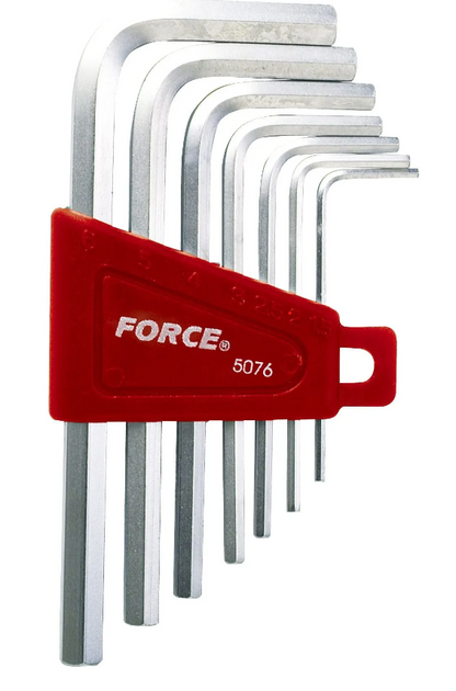 Set de llaves Allen 1/16-1/2" 10 piezas Force