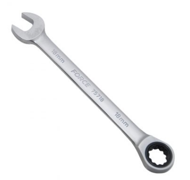llave de punta corona force 18 mm punta corona con chicharra