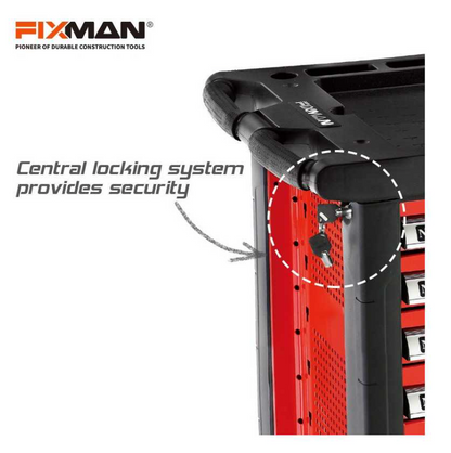 Carro porta herramientas 7 cajones Fixman