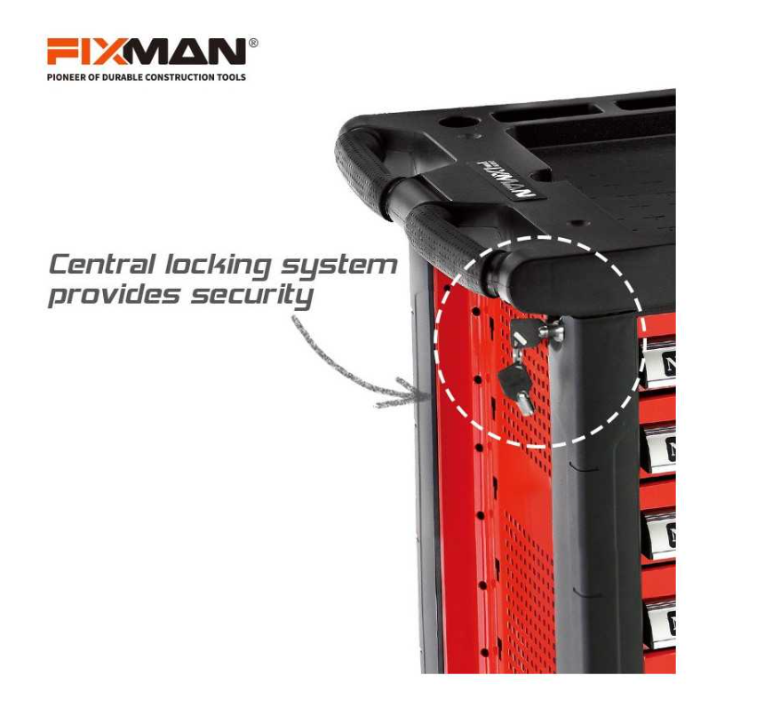 Carro porta herramientas 6 cajones Fixman