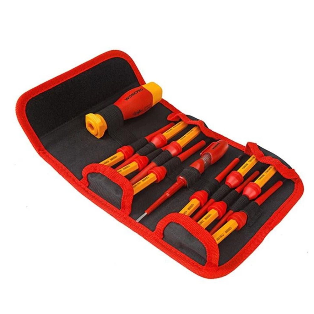 Set de destornilladores aislados intercambiables WORKPRO