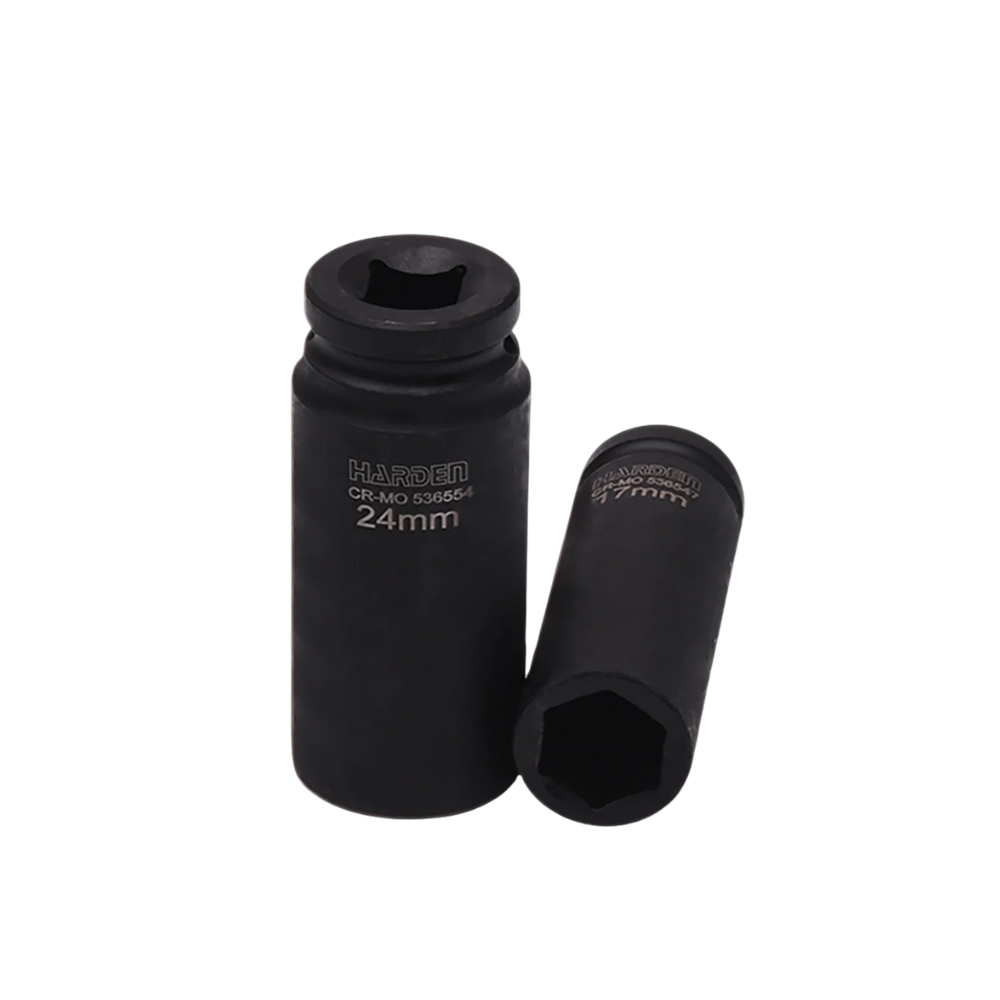 Dado de impacto hexagonal largo 1/2" Harden