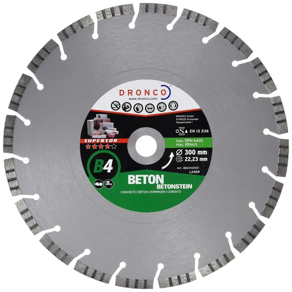 DISCO DIAM. 12" x 1" HORMIG. ANTIGUO B4