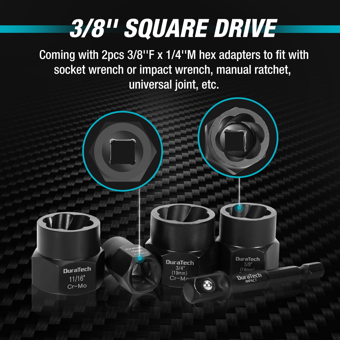 DADOS EXTRACTORES DE TUERCAS DE ALTO IMPACTO DURATECH