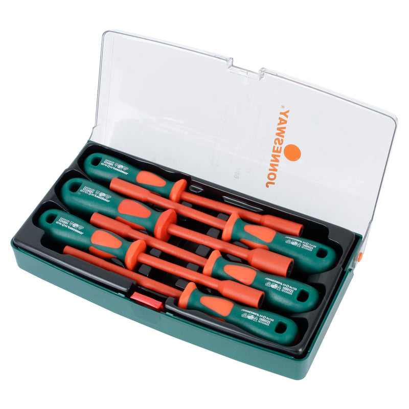 Set de destornilladores para tuercas aislados VDE 1000V Jonnesway