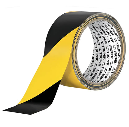 CINTA "SEÑALIZACION" TRUPER PLAST.AMARILLA ROLLO 33 MT. # CIPRE-33A (18A) (12597)