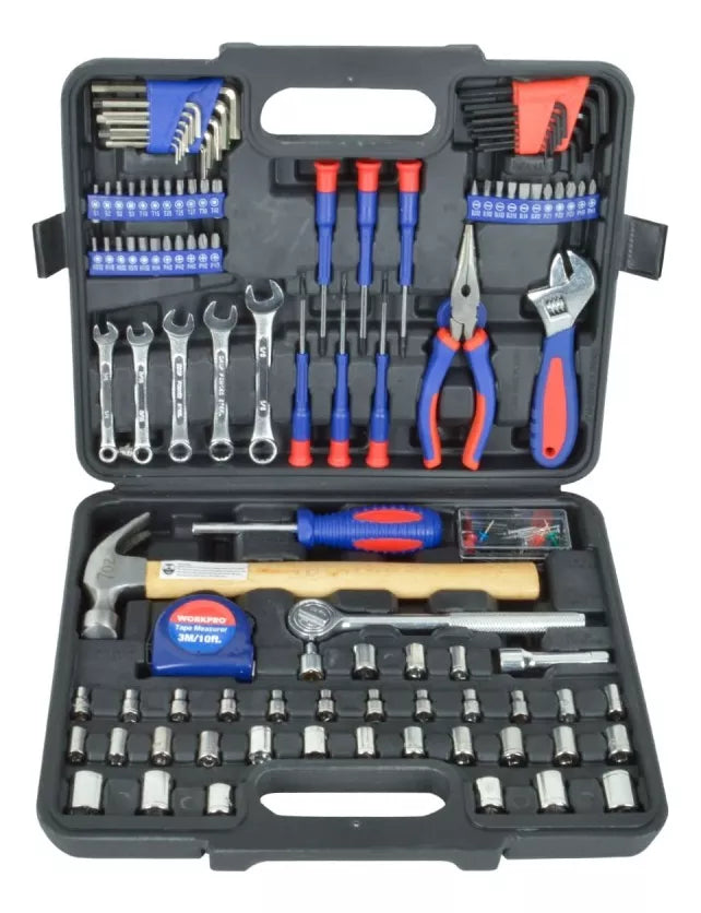 Set de herramientas 165 piezas Workpro