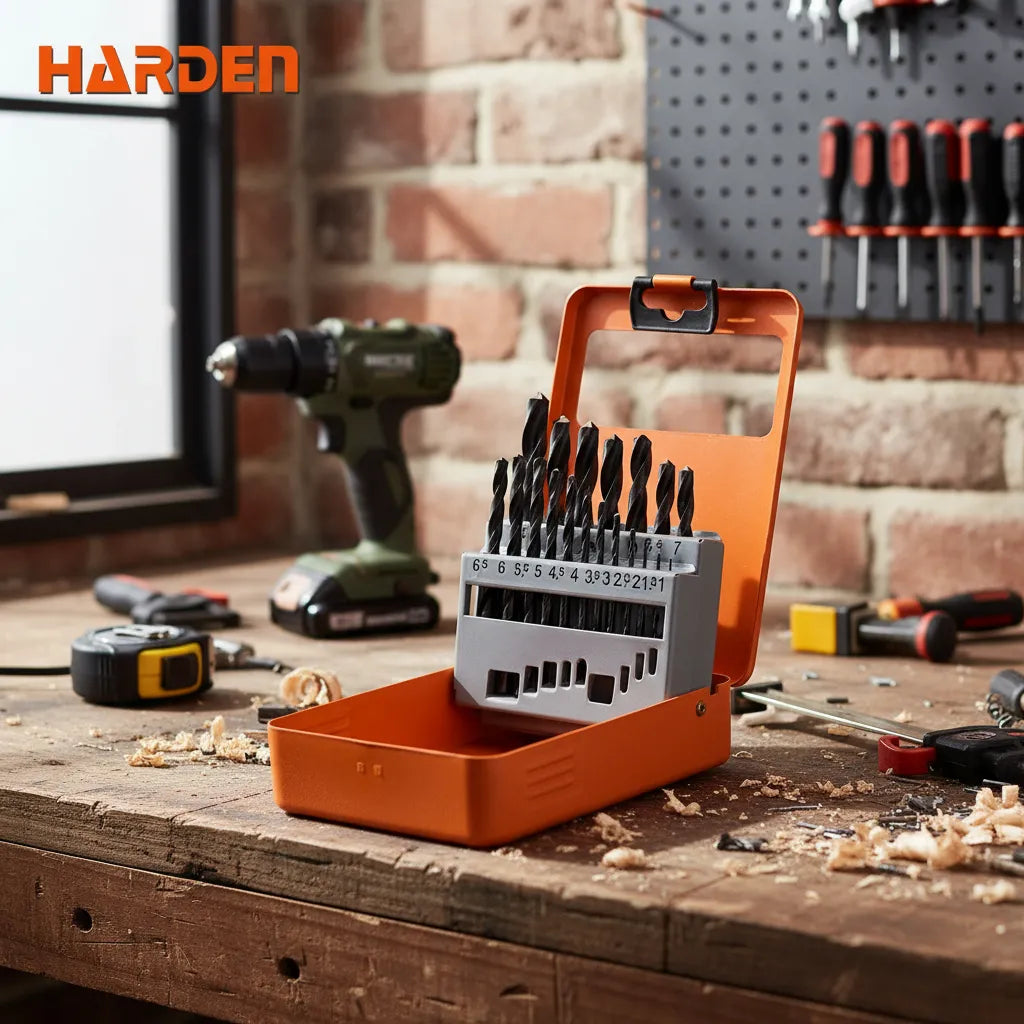 SET BROCAS HSS 19 PIEZAS HARDEN