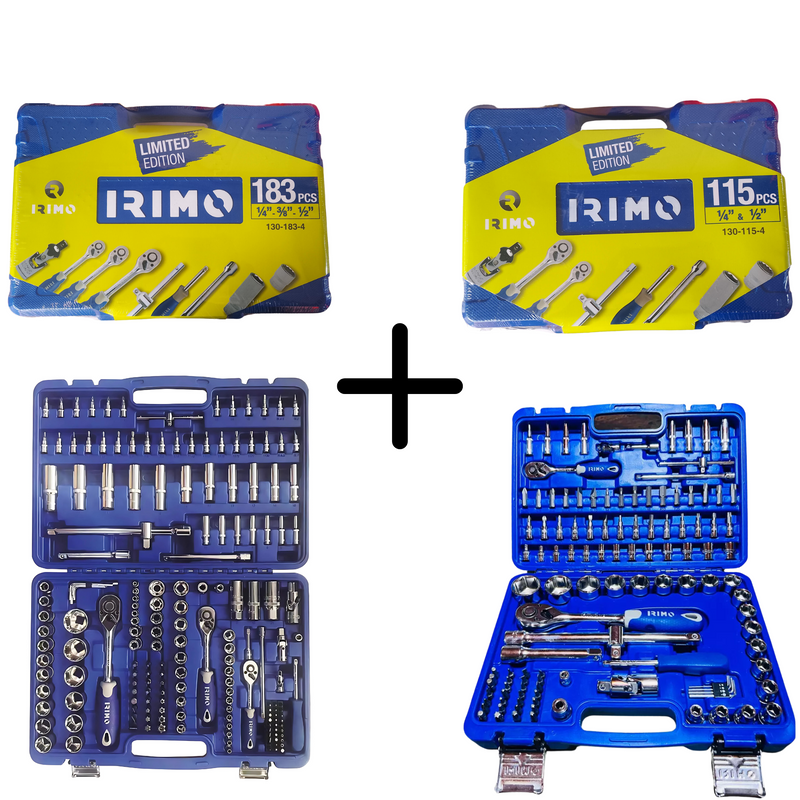 Pack maleta de herramientas 298 piezas Irimo