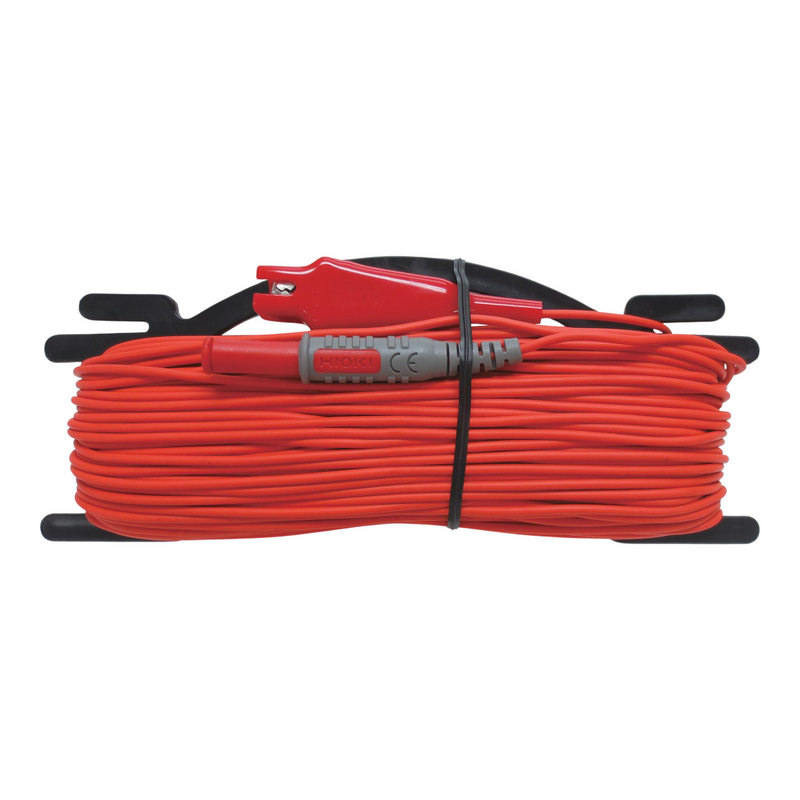 Cable de medición rojo de 50 m con carrete (L9843-52) HIOKI