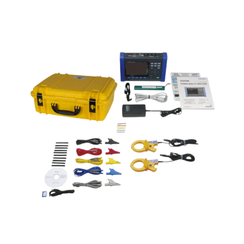 kit- analizador de calidad de energía (PQ3100-02/600) HIOKI