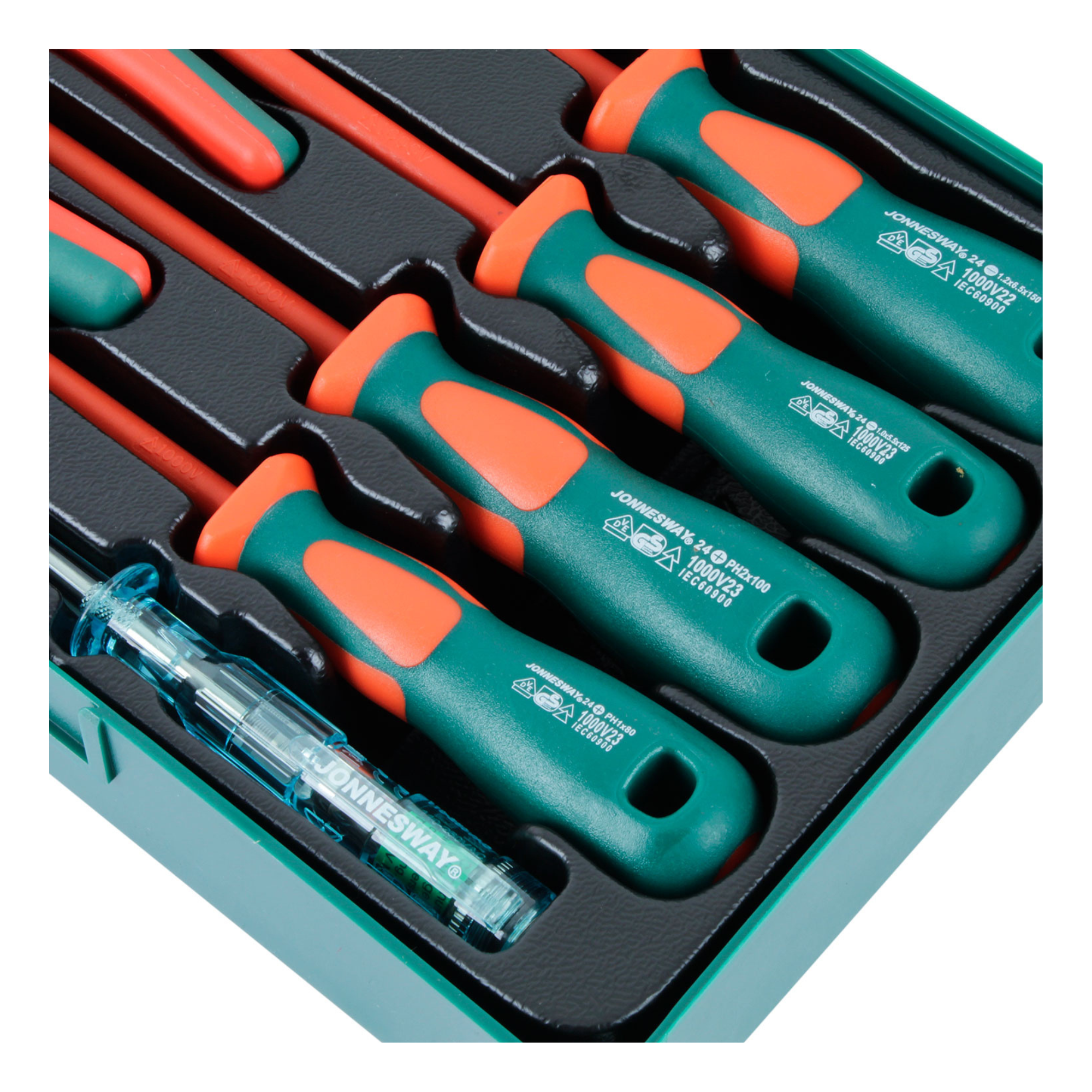 kit alicate destornillador aislacion 1000v (PSV218SP) JONNESWAY