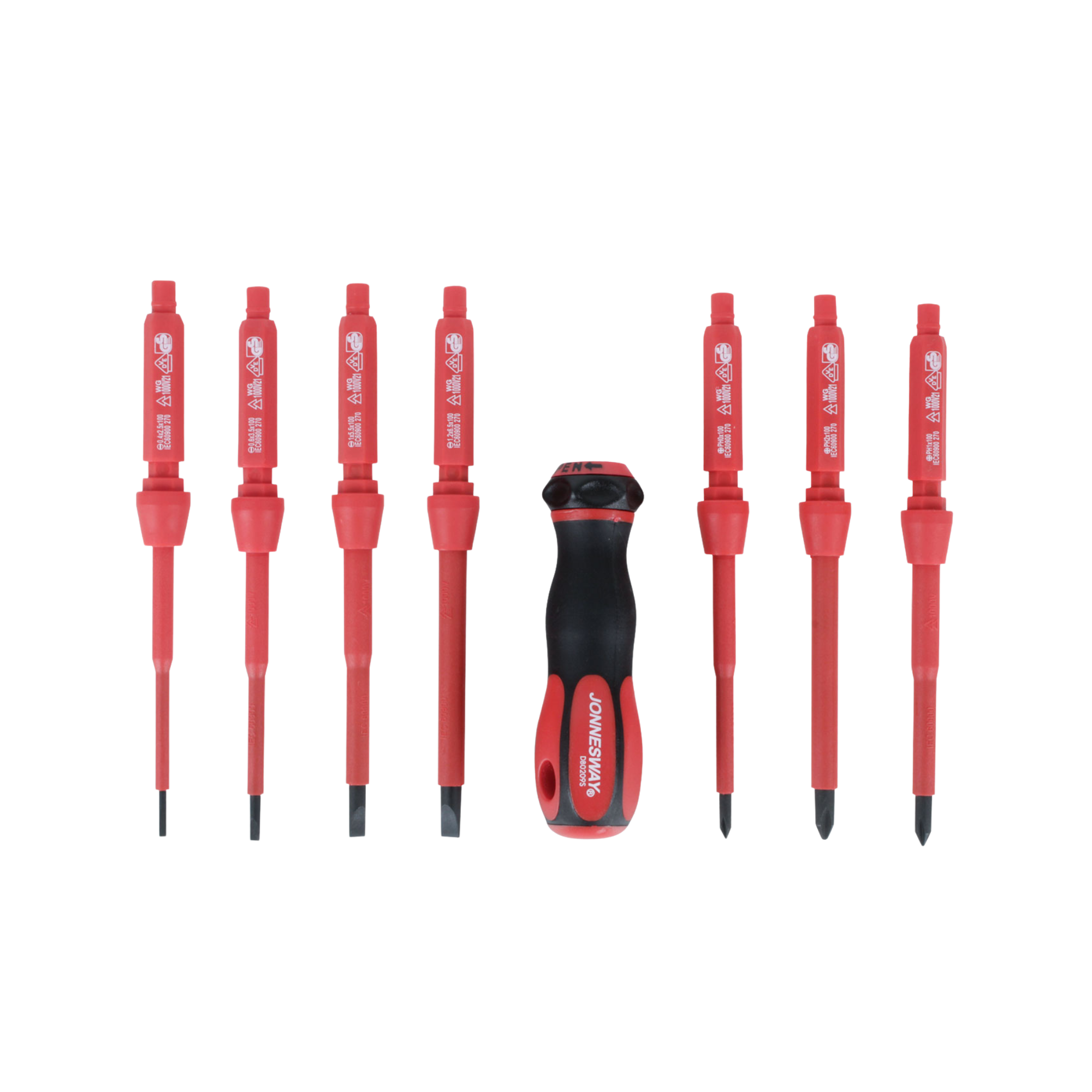 juego destornilladores aislados 7 piezas (DV15109S ) JONNESWAY