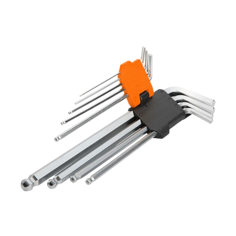 juego de llaves allen extra larga con 9 piezas (207609)WOKIN