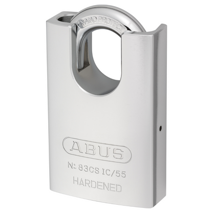 candado acero rock 83cs/55 kd ll nor blis (66655-1) ABUS