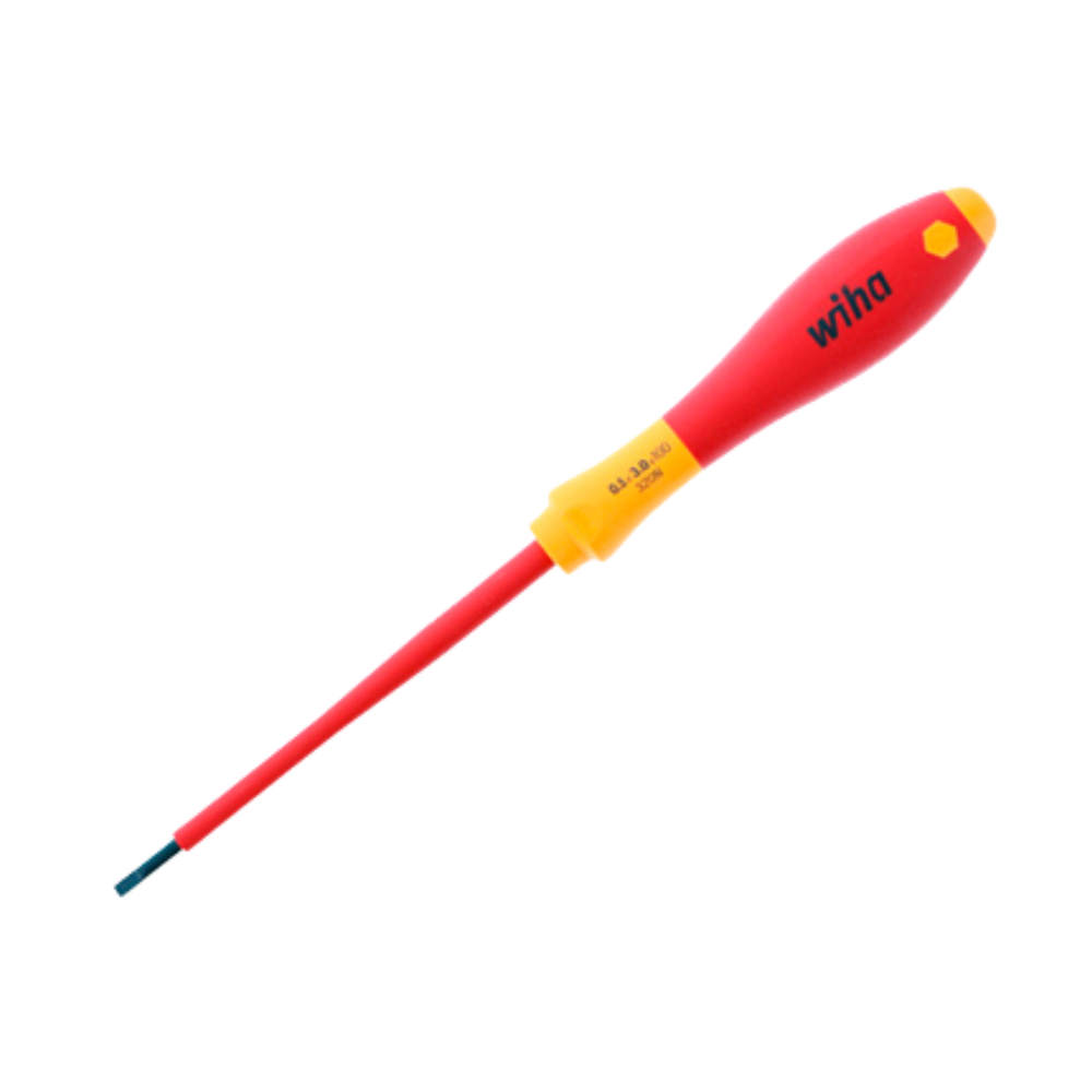 Destornillador punta Paleta 3MM x 100MM con aislación hasta 1000V. WIHA