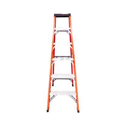 Escalera de tijera fibra de vidrio 6 peldaños 1,8 m Steigen