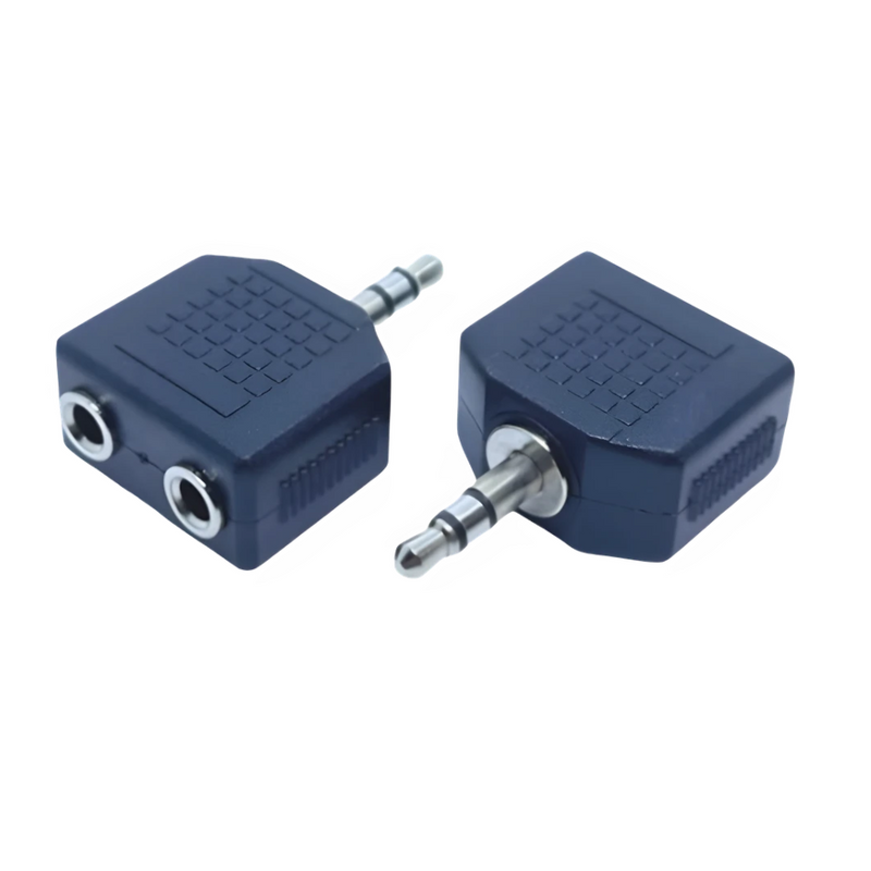 ADAPTADOR PLUG 3.5 ST A DOS JACK 3.5 ST