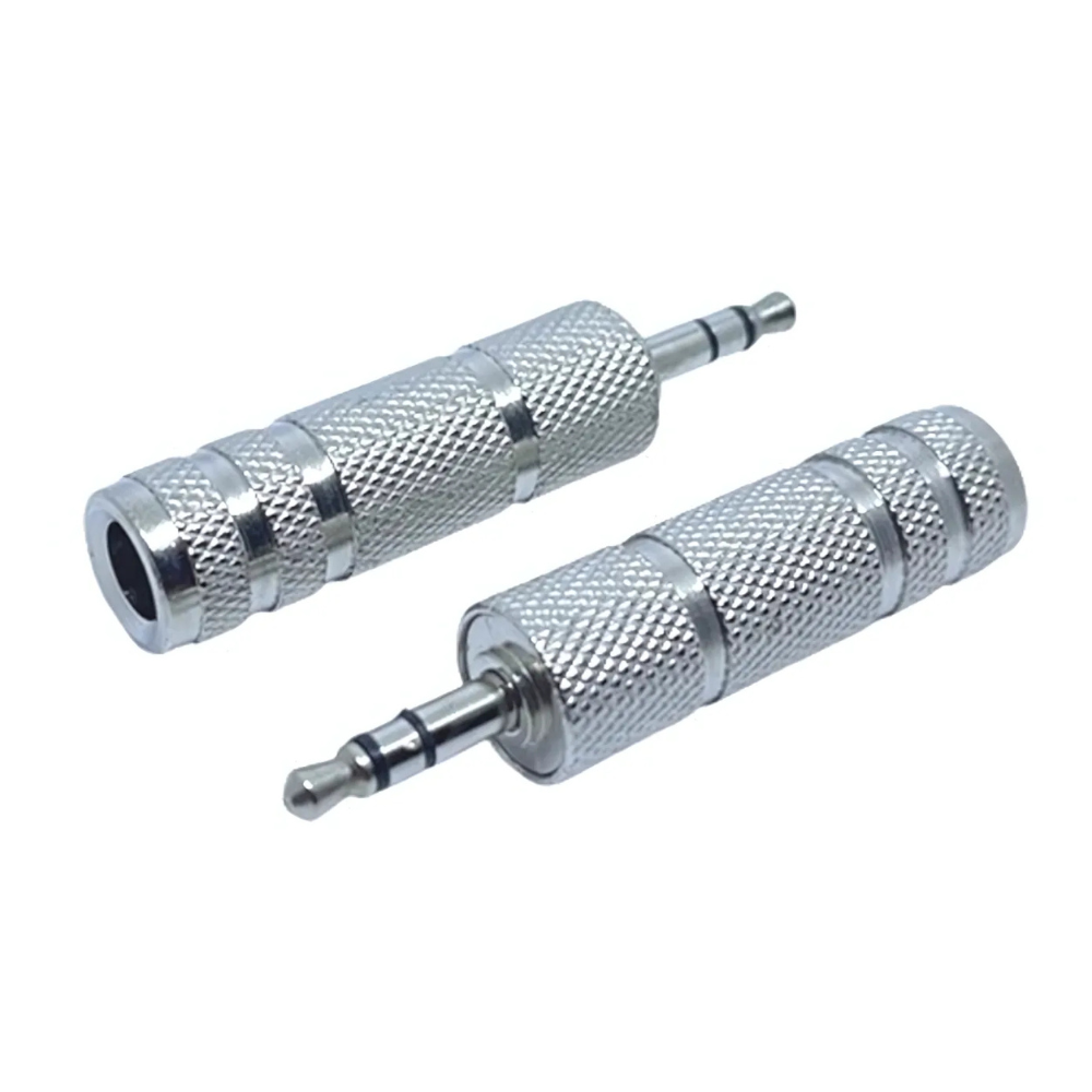 ADAPTADOR PLUG 3.5 ST A JACK 6.3 ST METALICO