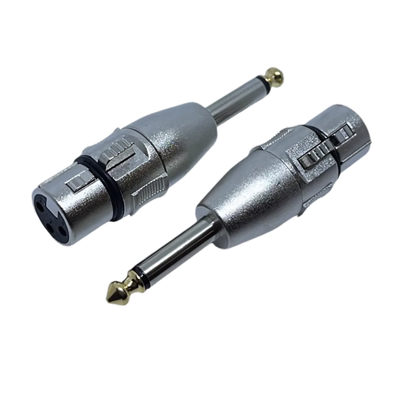 ADAPTADOR PLUG 6.3 MONO A JACK CANNON 3P