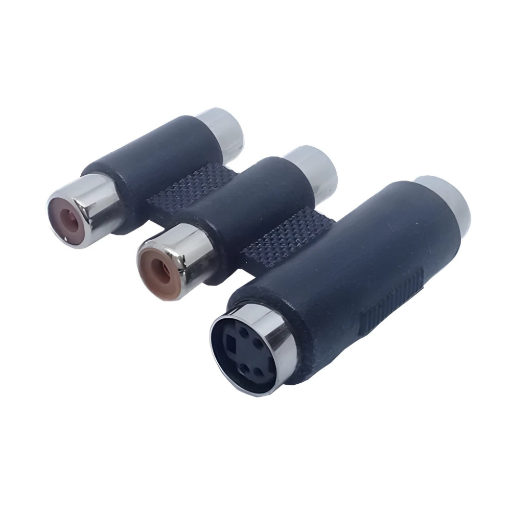 ADAPTADOR MINI DIN JACK 4PIN A 2 JACK