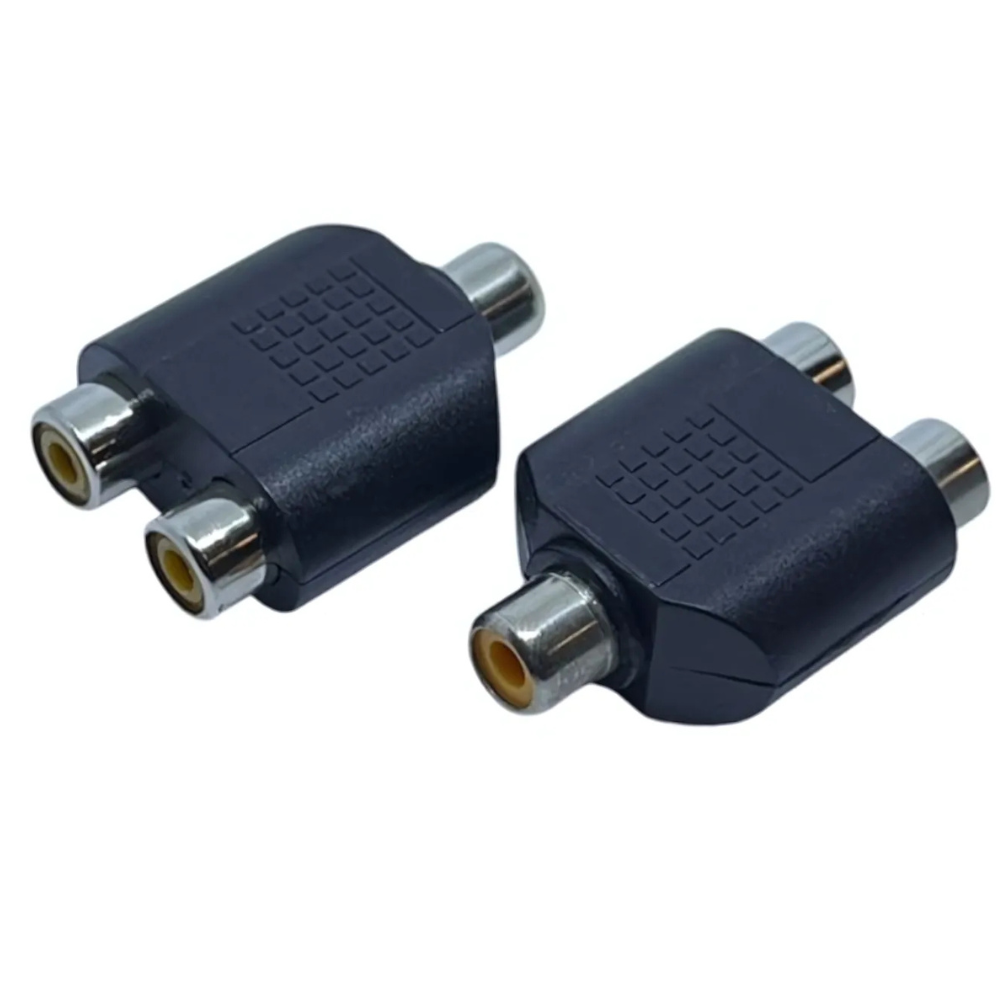 Adaptador JACK RCA A 2 JACK RCA