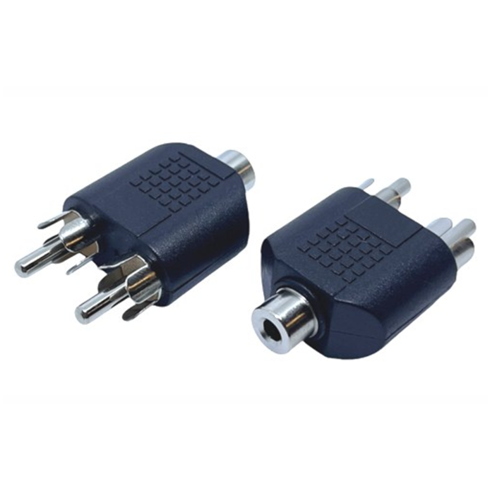 ADAPTADOR JACK 3.5 STEREO A 2 PLUG RCA