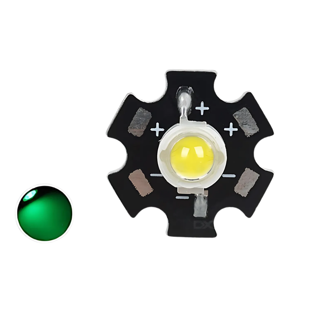 LED SMD 1W 3.3V 40LM  VERDE