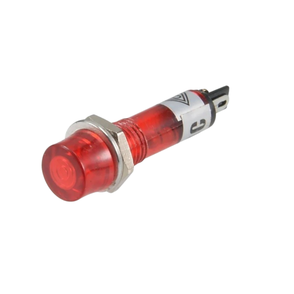 PILOTO 7,5mm NEON 220VAC COLOR ROJO
