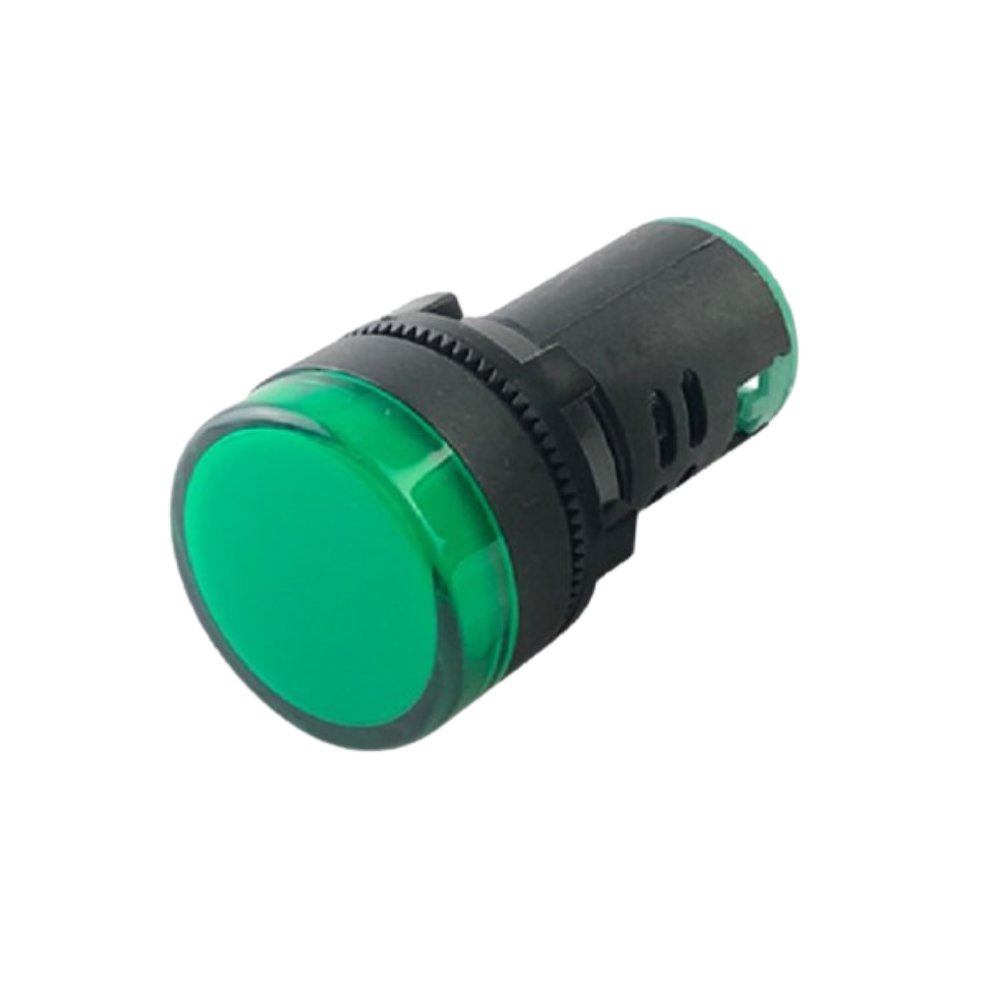 PILOTO 22MM LUZ LED 220VAC VERDE