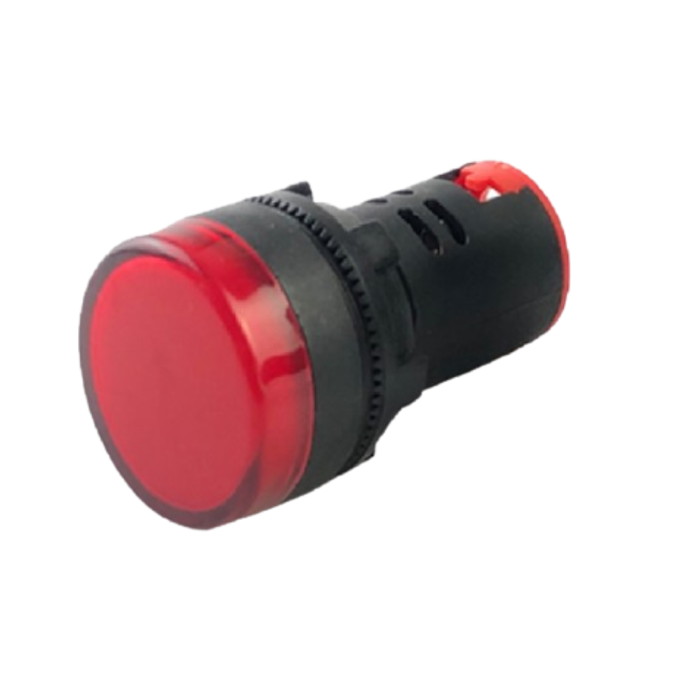 PILOTO 22MM LUZ LED 220VAC ROJO