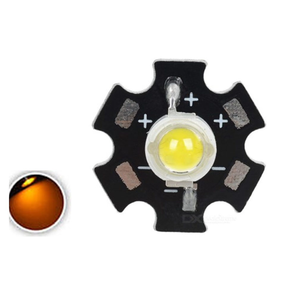 LED SMD 1W 2.5VDC 40LM AMBAR