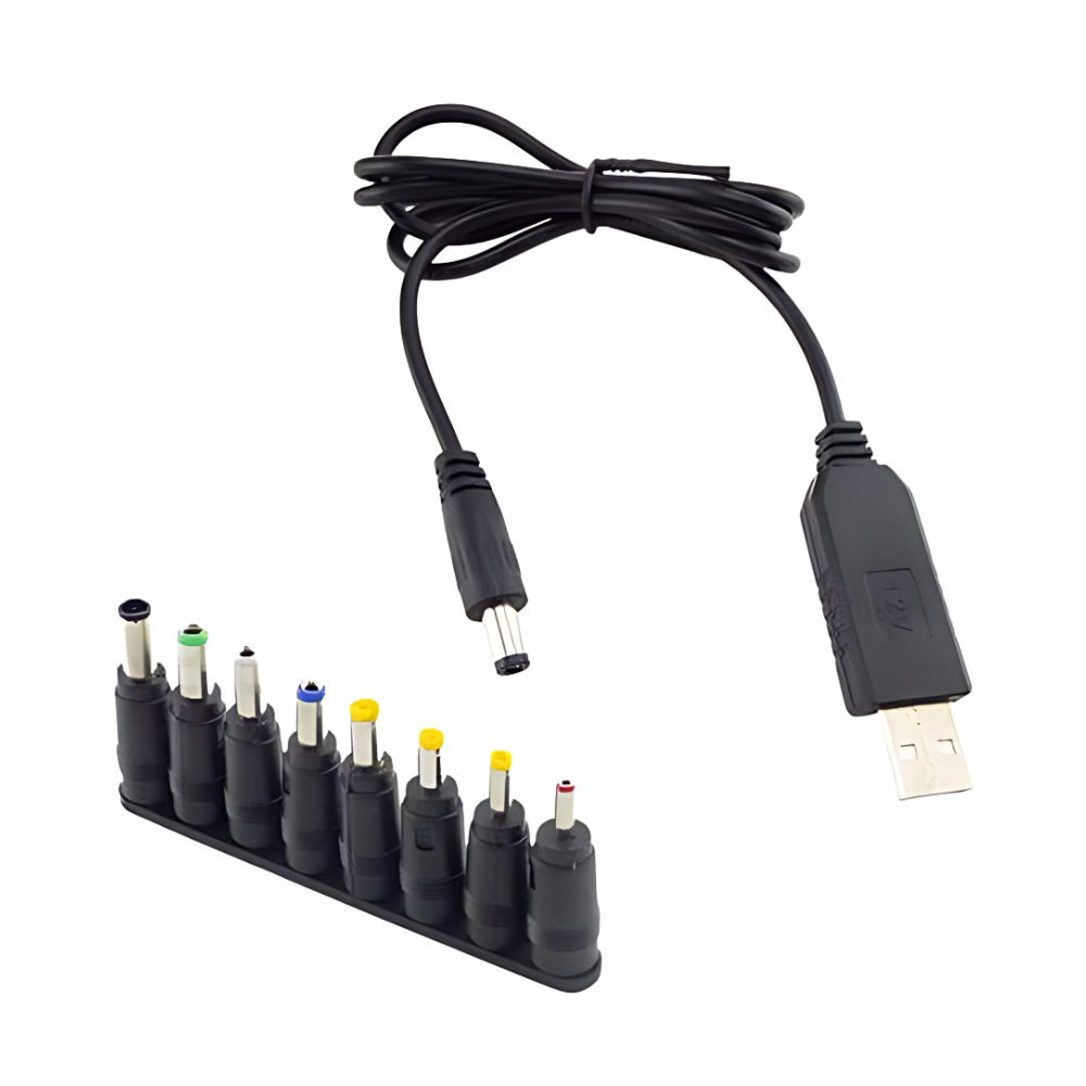 CABLE USB MACHO CON 6 TERMINALES