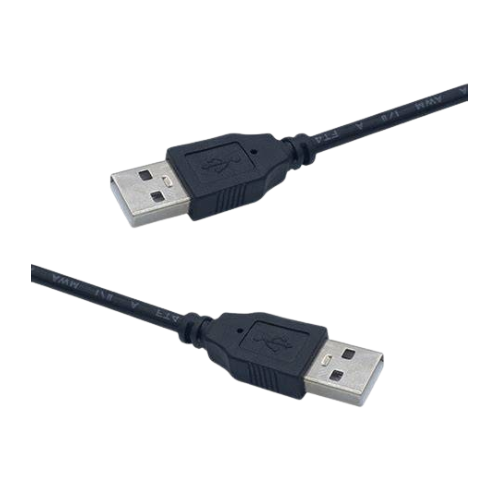 CABLE USB TIPO A MACHO A MACHO 1.8MTS