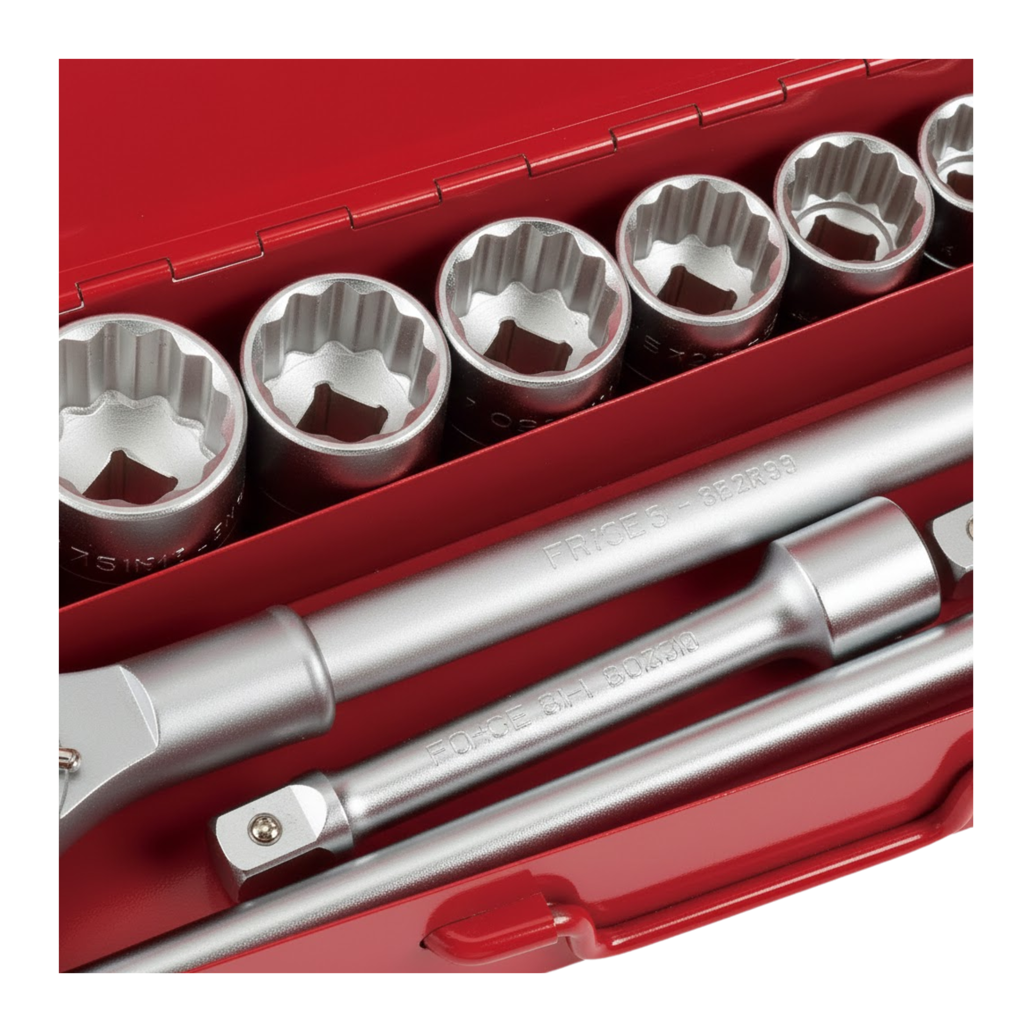 Jgo. dados []3/4" 22-50 mm. (6141) - FORCE