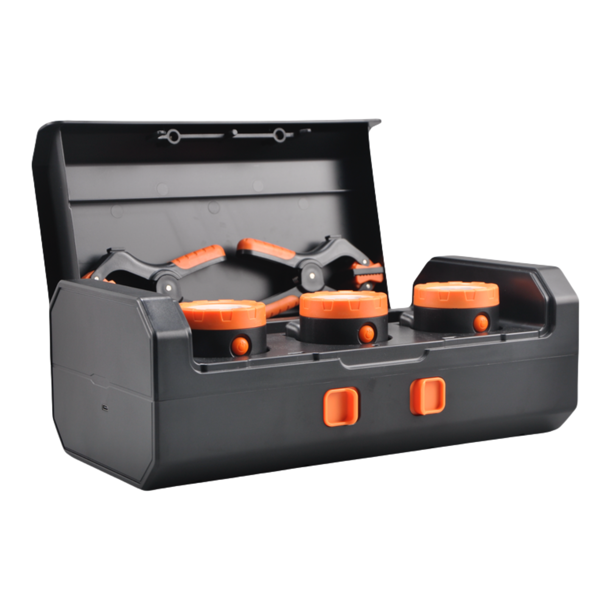 SET ILUMINACION TRABAJO MODULAR 6PZ 650LUM REC - SMART TOOLS