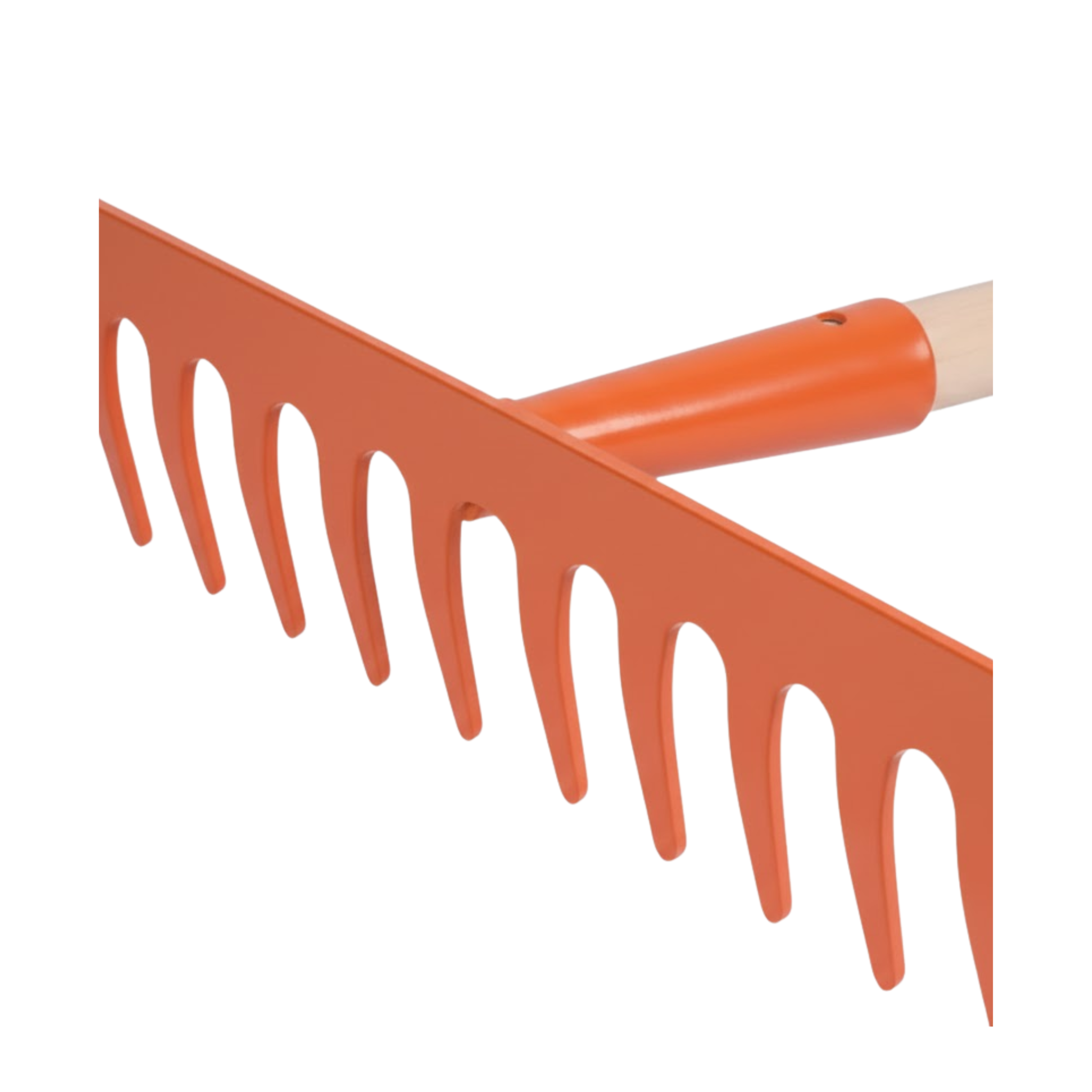 RASTRILLO JARDINERO 14 DIENTES, MANGO DE MADERA GROSOR 4MM