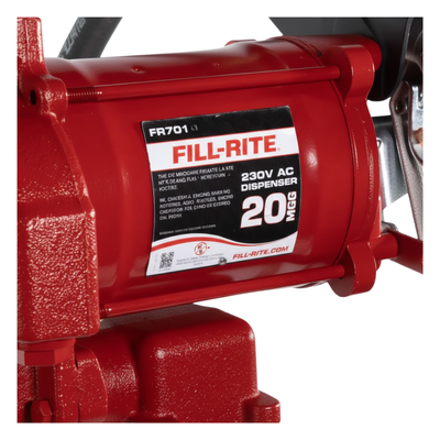 Bomba 220 v.,caudal 18 gpm. c/medidor (fr701vgl) - FILL