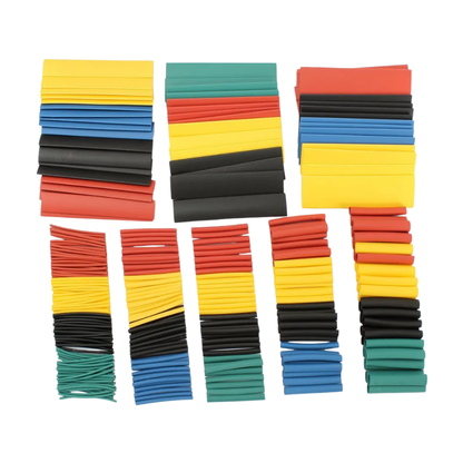 KIT 328 PCS. TERMORETRACTIL MEDIDAS Y COLORES