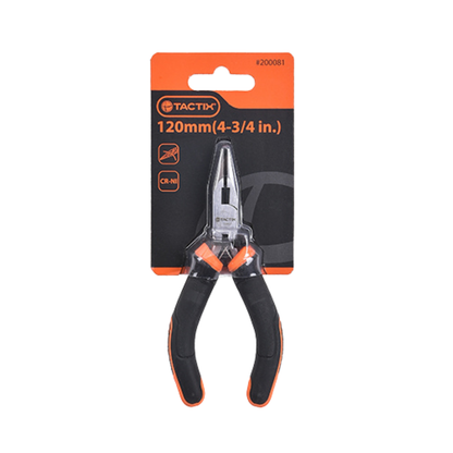 ALICATE TACTIX # 200081 REFORZADO PUNTA LARGA 4.3/4"