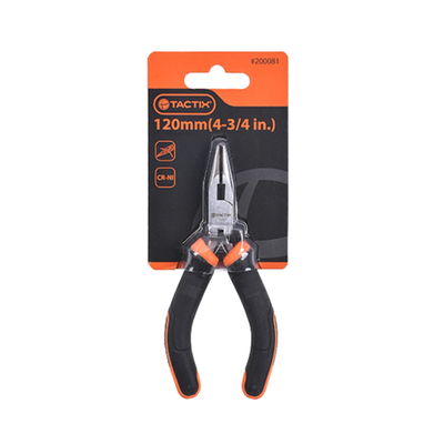 ALICATE TACTIX # 200081 REFORZADO PUNTA LARGA 4.3/4