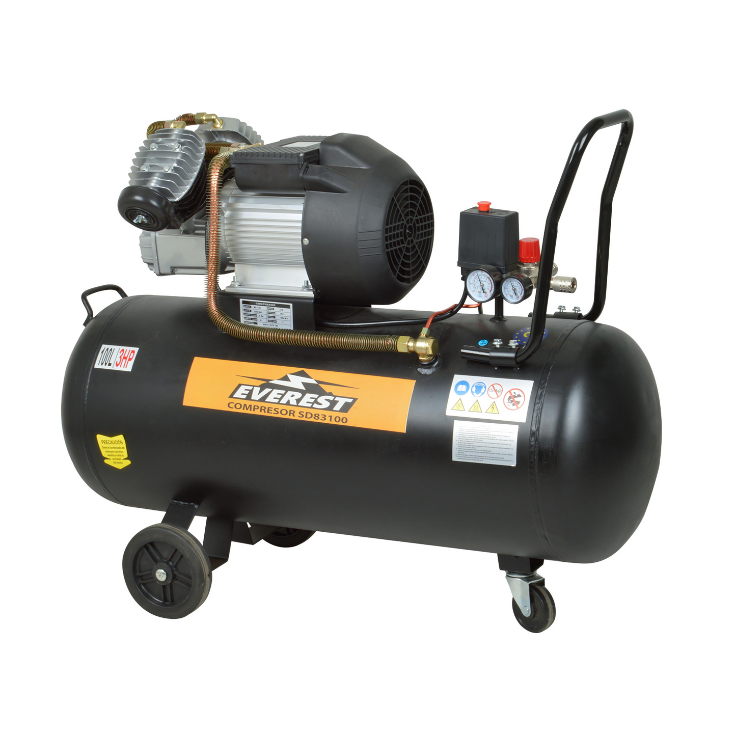 Motocompresor 3hp 100 l zv0,25/8 EVEREST