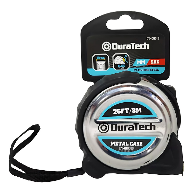 Cinta de medir 8 m Duratech