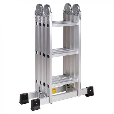 ESCALERA MULTIPROPOSITO ALUMINIO 12 PELDAÑOS 150 KG