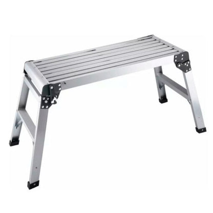 ESCALERA PLATAFORMA ALUMINIO PLEGABLE 150 KG.