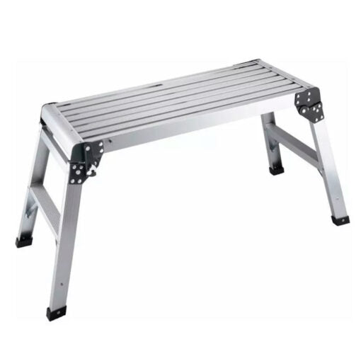 ESCALERA PLATAFORMA ALUMINIO PLEGABLE 150 KG.