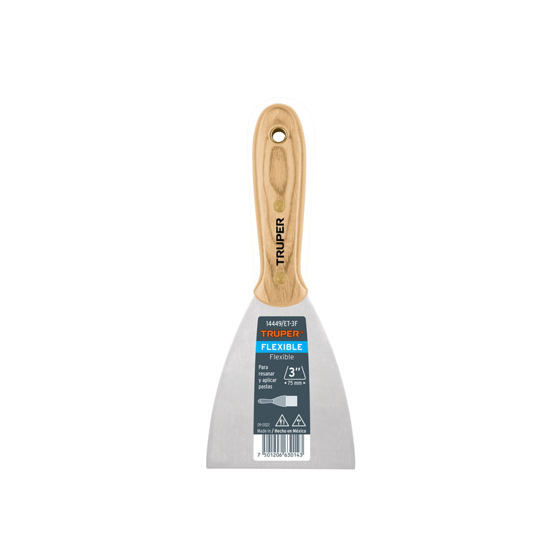 ESPATULA ACERO FLEXIBLE TRUPER 3