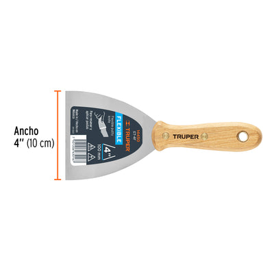 ESPATULA ACERO FLEXIBLE TRUPER 4