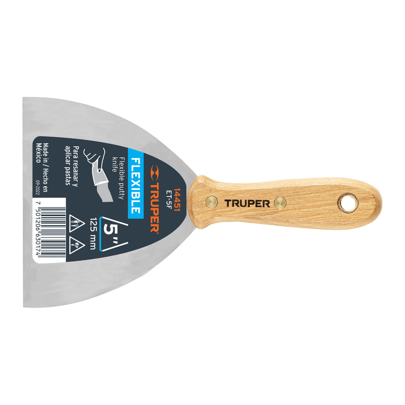 ESPATULA ACERO FLEXIBLE TRUPER 5
